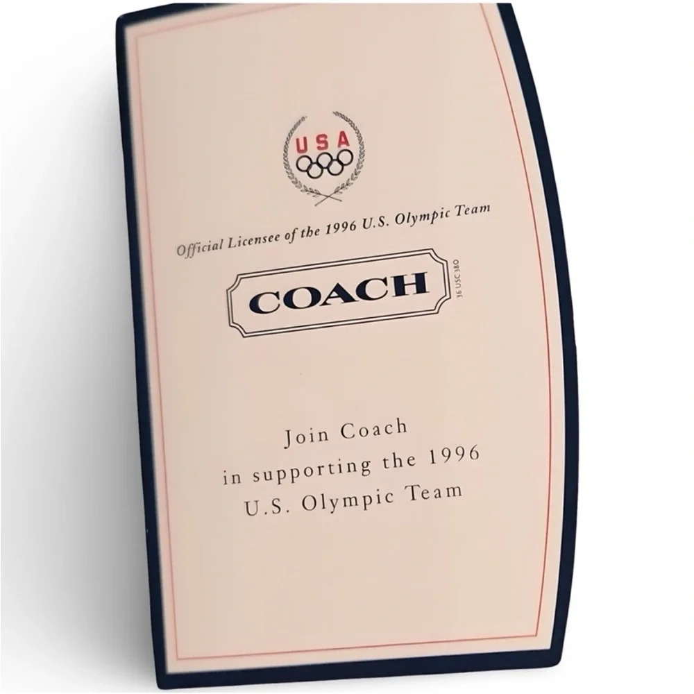 NWT 𝑅𝑎𝑟𝑒 𝑉𝑖𝑛𝑡𝑎𝑔𝑒 Coach | 1996 US Olympic Team Collection Keyfob - Picture 3 of 10